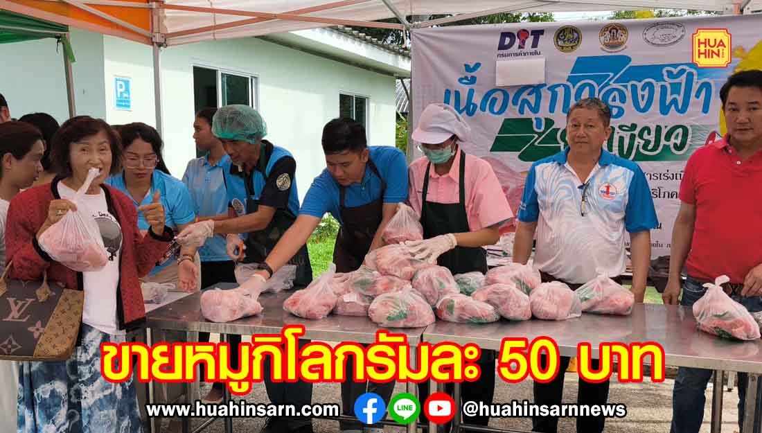 สมาคมผู้เลี้ยงสุกรแห่งชาติขายหมูราคาถูก กก.ละ 50 บาท สะท้อนภาครัฐ อย่านำเข้าหมูจากอเมริกา